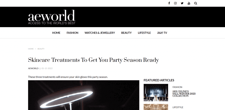 Skincare-Treatments-To-Get-You-Party-Season-Ready-A-E-Magazine