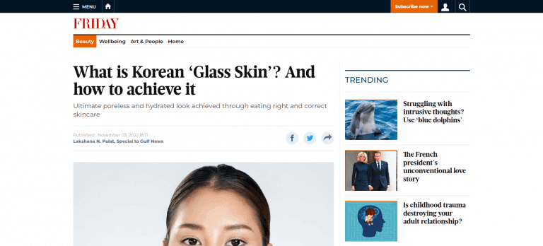 What-is-Korean-‘Glass-Skin-And-how-to-achieve-it-Friday-beauty-–-Gulf-News